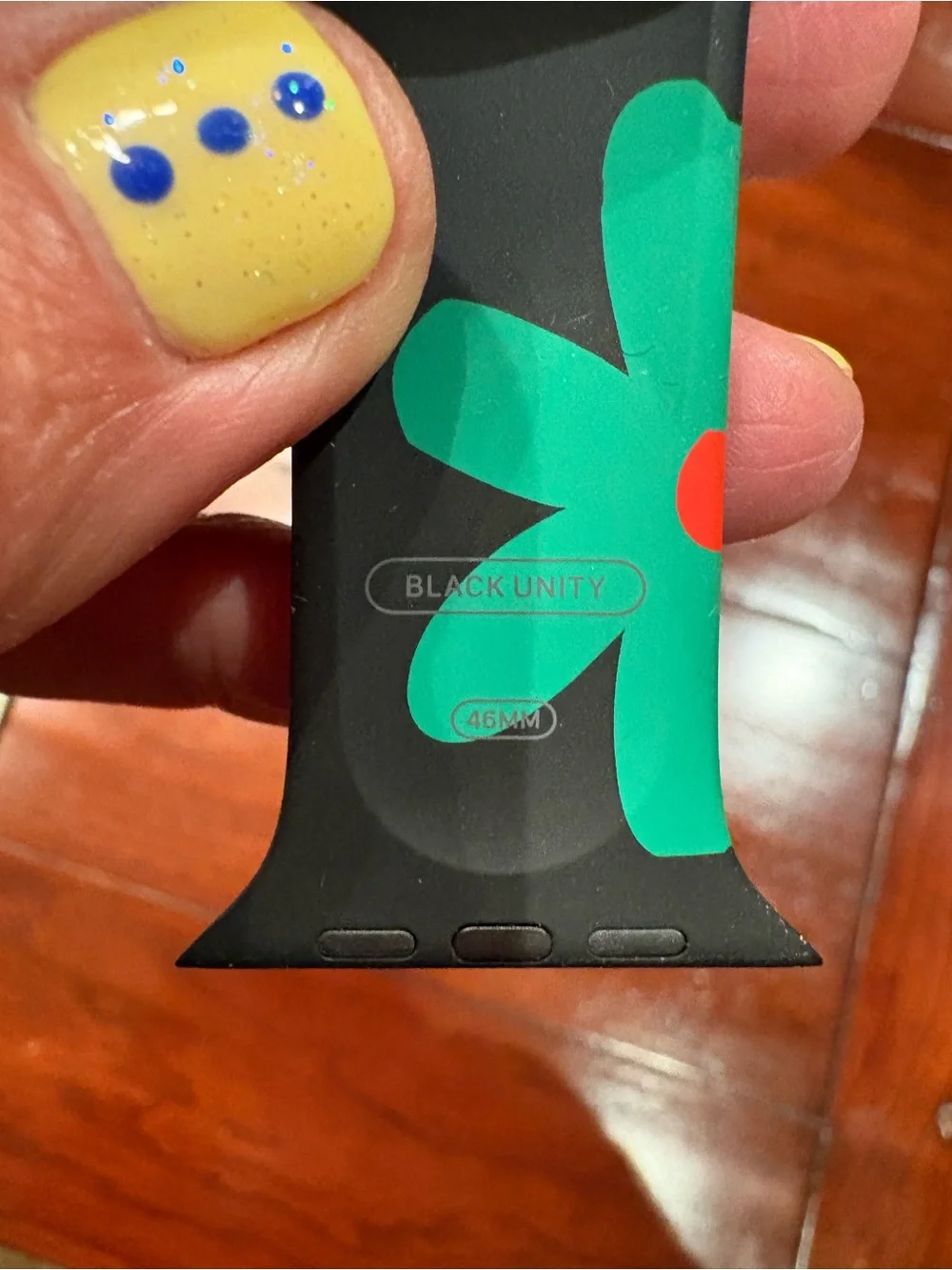 Apple Watch Band - Authentic- “Black Unity” 46mm S/M